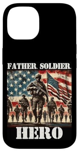 Stolzer Vater Sohn Tochter Ehefrau der Armee Militär Veteran Papa Hülle für iPhone 14 Stolzer Vater Sohn Tochter Ehefrau der Armee Militär Veteran Papa Hülle für iPhone 14 von Veteran Dad Hero Apparel.USA