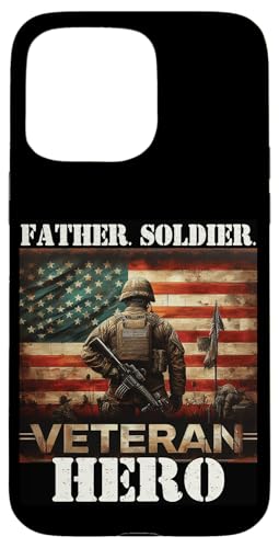 Stolzer Vater Sohn Tochter Ehefrau der Armee Militär Veteran Papa Hülle für iPhone 15 Pro Max Stolzer Vater Sohn Tochter Ehefrau der Armee Militär Veteran Papa Hülle für iPhone 15 Pro Max von Veteran Dad Hero Apparel.USA