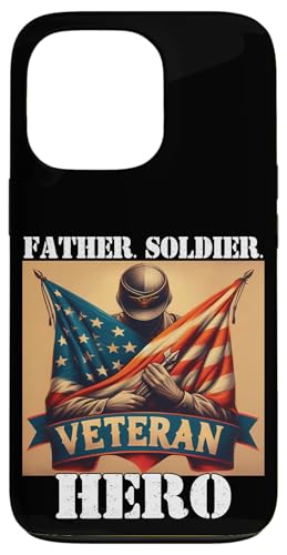 Stolzer Veteran Vater Soldat Held Militär Veteran Papa Papa Papa Hülle für iPhone 13 Pro Stolzer Veteran Vater Soldat Held Militär Veteran Papa Papa Papa Hülle für iPhone 13 Pro von Veteran Dad Hero Apparel.USA