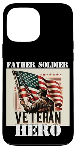 Stolzer Veteran Vater Soldat Held Militär Veteranen Papa Papa Hülle für iPhone 13 Pro Max Stolzer Veteran Vater Soldat Held Militär Veteranen Papa Papa Hülle für iPhone 13 Pro Max von Veteran Dad Hero Apparel.USA
