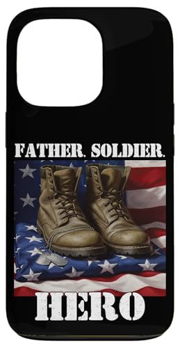 Stolzer Veteran Vater Soldat Held Militär Veteranen Papa Papa Papa Hülle für iPhone 13 Pro Stolzer Veteran Vater Soldat Held Militär Veteranen Papa Papa Papa Hülle für iPhone 13 Pro von Veteran Dad Hero Apparel.USA