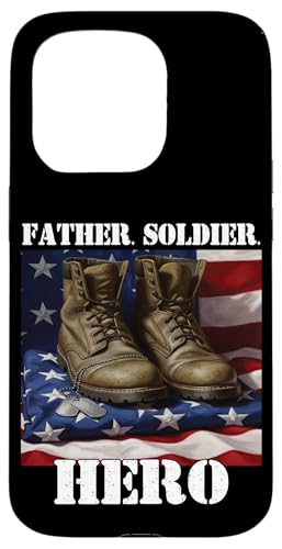 Stolzer Veteran Vater Soldat Held Militär Veteranen Papa Papa Papa Hülle für iPhone 15 Pro Stolzer Veteran Vater Soldat Held Militär Veteranen Papa Papa Papa Hülle für iPhone 15 Pro von Veteran Dad Hero Apparel.USA