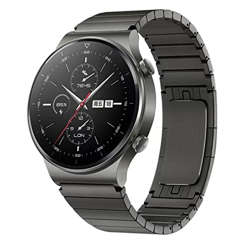 VeveXiao Armband Kompatibel mit Huawei GT5, GT4, GT 3, GT 2 Pro, Watch 4 Pro - 22mm Edelstahl Ersatzarmband für Samsung Galaxy Watch 3 von VeveXiao