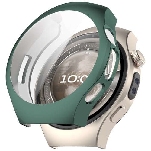 VeveXiao Schutzhülle kompatibel mit Huawei Watch 5 46 mm, rundum flexible TPU-Hülle mit integriertem Displayschutz, weichem Rahmen und stoßfester Abdeckung, Smartwatch, Grün, 46 mm VeveXiao Schutzhülle kompatibel mit Huawei Watch 5 46 mm, rundum flexible TPU-Hülle mit integriertem Displayschutz, weichem Rahmen und stoßfester Abdeckung, Smartwatch, Grün, 46 mm von VeveXiao