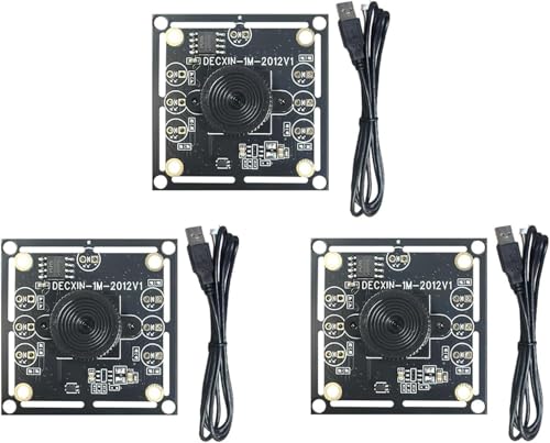 VexNook 3 Teiliges Kameramodul 100 Grad OV9732 - Hohe Bildklarheit mit 720P HD Chip, 1MP Auflösung, USB-Treiber, mit 2 Meter Kabel Kompatibel mit Autodarts.Io, für vielseitige Anwendungen VexNook 3 Teiliges Kameramodul 100 Grad OV9732 - Hohe Bildklarheit mit 720P HD Chip, 1MP Auflösung, USB-Treiber, mit 2 Meter Kabel Kompatibel mit Autodarts.Io, für vielseitige Anwendungen von VexNook