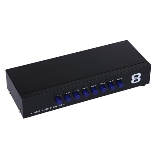 Kompakt 8port Videoauswahl 8way Video Videoauswahl Für Heimkino Systeme Konferenzraumpräsentationen von Vexebnular