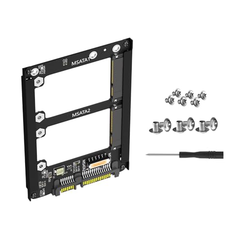 MSATA SATA3.0 Adapter Risers Doppel MSATA Zu SATA3.0 6Gbit / S Adapter Kartenbuchse Gehäuse MSATA Adapter Für PC MSATA SATA3.0 Adapter Risers Doppel MSATA Zu SATA3.0 6Gbit / S Adapter Kartenbuchse Gehäuse MSATA Adapter Für PC von Vexebnular