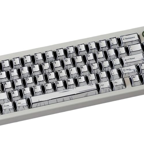 Vexebnular 149pcs Originalhöhenschlüsselkaps Mit Schwarz Weiß Kunstmuster Für Die Mechanische Tastatur Hinzufügen Von Persönlichkeit Vexebnular 149pcs Originalhöhenschlüsselkaps Mit Schwarz Weiß Kunstmuster Für Die Mechanische Tastatur Hinzufügen Von Persönlichkeit von Vexebnular