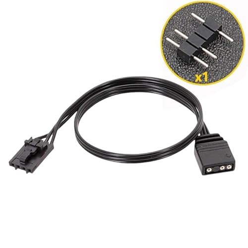 Vexebnular ARGB Lüfteranschlüsse 4Pin Bis 3Pin Adapterkonverter Für Beleuchtungssteuerschnitte Für Zoll PC Build Vexebnular ARGB Lüfteranschlüsse 4Pin Bis 3Pin Adapterkonverter Für Beleuchtungssteuerschnitte Für Zoll PC Build von Vexebnular
