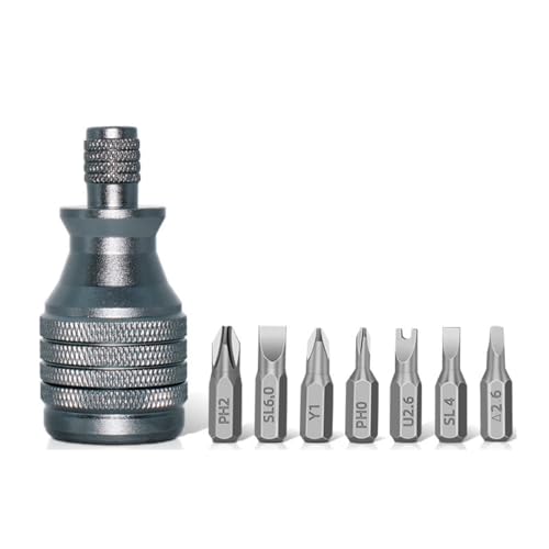 Vexebnular Schraubendreher Aluminium Schraubendreher Stahlschraub Treiber Bit Kits Hausreparaturwerkzeug 1/4 Zoll Magnetschraubendreher Vexebnular Schraubendreher Aluminium Schraubendreher Stahlschraub Treiber Bit Kits Hausreparaturwerkzeug 1/4 Zoll Magnetschraubendreher von Vexebnular