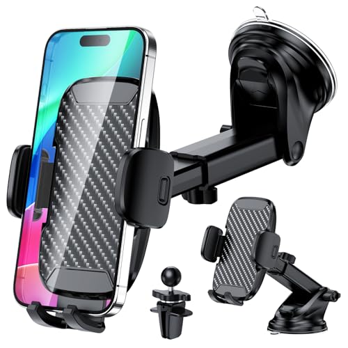 elestyle Handyhalterung Auto, Handyhalterung Auto Lüftung Armaturenbrett Windschutzscheibe KFZ Handy Halterung mit EIN-Knopf-Release, 360° Drehbar für iPhone, Android Alle Smartphones elestyle Handyhalterung Auto, Handyhalterung Auto Lüftung Armaturenbrett Windschutzscheibe KFZ Handy Halterung mit EIN-Knopf-Release, 360° Drehbar für iPhone, Android Alle Smartphones von Vexloria