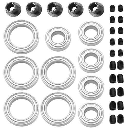 Mirthobby RC-Auto-Kugellager, 5 x 10 x 4 mm, 10 x 15 x 4 mm, tiefrillig, Metall, abgeschirmt, für Traxxas, HPI Associated Tamiya Kyosho HSP Redcat RC Auto LKW Mirthobby RC-Auto-Kugellager, 5 x 10 x 4 mm, 10 x 15 x 4 mm, tiefrillig, Metall, abgeschirmt, für Traxxas, HPI Associated Tamiya Kyosho HSP Redcat RC Auto LKW von Vgoohobby