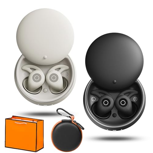 Novonell Sleep Pods, KopfhöRer Gegen Schnarchen, Snoozepods Pro Schlafkopfhörer Mit ANC, Anti Schnarch-KopfhöRer füR SeitenschläFer, Kabellos, Ultrakomfortabel Und Geräuschlos Schlafen (Black, White) Novonell Sleep Pods, KopfhöRer Gegen Schnarchen, Snoozepods Pro Schlafkopfhörer Mit ANC, Anti Schnarch-KopfhöRer füR SeitenschläFer, Kabellos, Ultrakomfortabel Und Geräuschlos Schlafen (Black, White) von Vgpbphj