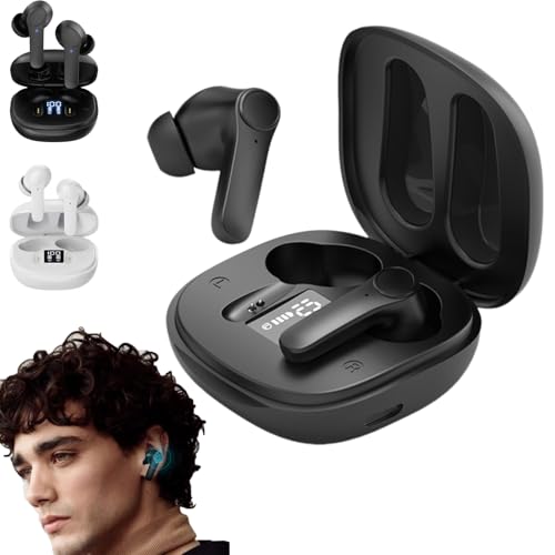 Vgpbphj Verovelo Ki Kopfhörer Mit Echtzeit Übersetzung, Verovelo Smartbuds - Ki-Kopfhörer Mit Direktem Übersetzer, Kommuniziere Sofort Für Studium Und Reisen (Black) von Vgpbphj