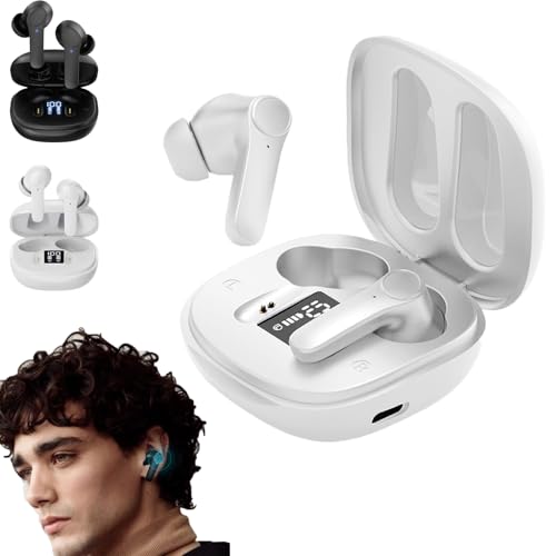 Vgpbphj Verovelo Ki Kopfhörer Mit Echtzeit Übersetzung, Verovelo Smartbuds - Ki-Kopfhörer Mit Direktem Übersetzer, Kommuniziere Sofort Für Studium Und Reisen (White) von Vgpbphj