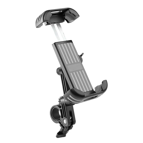 Handyhalterung für Motorroller, Telefonhalterung für Fahrrad, verstellbare Fahrrad-Telefonhalterung – Fahrradzubehör drehbar, Lenkerklemme für Outdoor-Aktivitäten, Pendeln von Vgvgaj