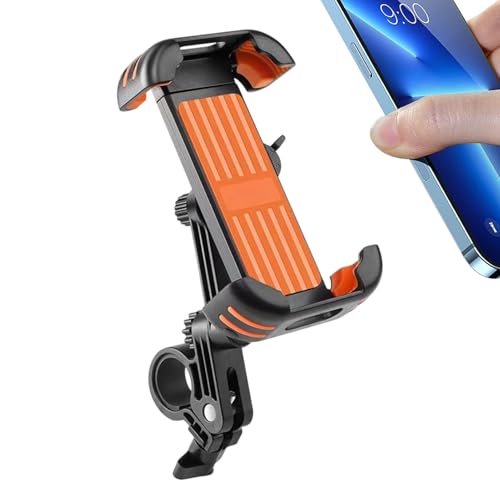 Telefonhalter für Fahrrad, Motorradtelefonhalterung | Verstellbare Fahrrad-Telefonhalterung – Fahrrad-Zubehör Rotation, Lenkerklemme für Outdoor-Aktivitäten, Pendeln von Vgvgaj