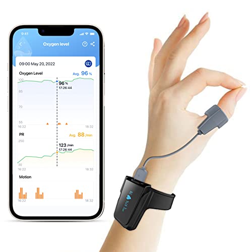 ViATOM Pulsoximeter mit Bluetooth, Sauerstoffsättigung Messgerät Finger und Handgelenk, tragbarer Schlafmonitor Blutsauerstoffmessgerät Finger mit Profi-APP&PC-Bericht ViATOM Pulsoximeter mit Bluetooth, Sauerstoffsättigung Messgerät Finger und Handgelenk, tragbarer Schlafmonitor Blutsauerstoffmessgerät Finger mit Profi-APP&PC-Bericht von ViATOM