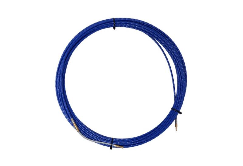 ViD Kabelführung Edelstahl Einziehband ummantelt Ø3mm x 15m, blau von ViD