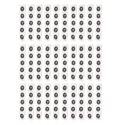 30pcs NFC -Tags NFC -Aufkleber 504 Bytes Speicher Voll Programmierbarer URLS Text Kleine Aufzeichnungen Kleiner Leichter PVC Wasserdicht für Tagmo -Telefonkartengeräte (BLACK) von ViaGasaFamido