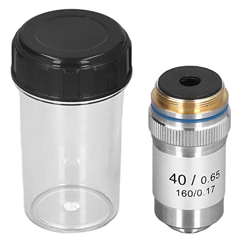 40x Achromatic Microskop Objective Hohe Vergrößerung mit Schutzvorrichtung Universal Schraubschnittstelle 20,2mm Grenzfläche Standard RMS für Biologiewissenschaftsbedarf 40x Achromatic Microskop Objective Hohe Vergrößerung mit Schutzvorrichtung Universal Schraubschnittstelle 20,2mm Grenzfläche Standard RMS für Biologiewissenschaftsbedarf von ViaGasaFamido