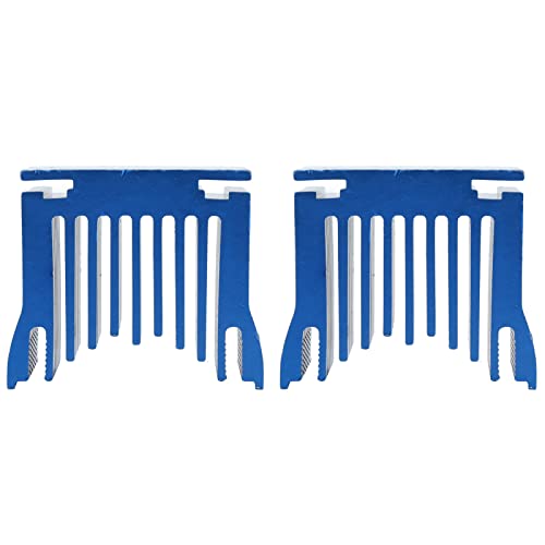 Aluminium Kühlkörper Kühler: Langlebig und Kompakt für -Motherboards und Wirte, Universalmodell für Gute Wärmeleitung - 2pcs (BLUE) von ViaGasaFamido