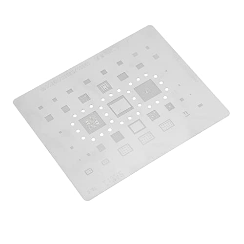 BGA -Neuballe -Schablone für S8 S8+ Note8, Edelstahl Zinnpflanzvorlage, Genaue Positionierung, Anti Sticking, Hochtemperaturwiderstand, Einfaches Tragen von ViaGasaFamido