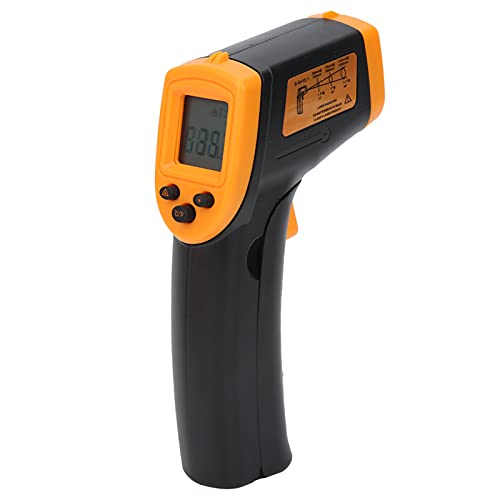 Berührungsloses Objekt-Infrarot-Thermometer Hw600 Integriertes Digitales Lcd-Temperatur-Lasermessthermometer Zur Messung Der Objektoberfläche.(Gelb),Infrarot- Und Laser-Thermometer von ViaGasaFamido