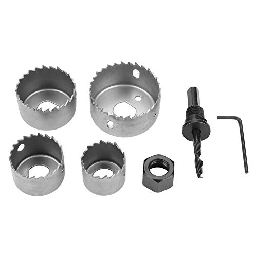 Dauerhafte Loch -Sägen -Bohrer -Bit -Cutter -Werkzeug für Holzbearbeitung, 4 Lochsägen in Verschiedenen Größen, Gute Perforationsfähigkeit Dauerhafte Loch -Sägen -Bohrer -Bit -Cutter -Werkzeug für Holzbearbeitung, 4 Lochsägen in Verschiedenen Größen, Gute Perforationsfähigkeit von ViaGasaFamido