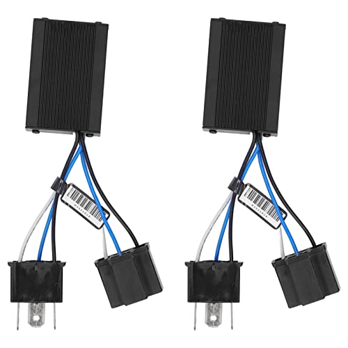 LED-Fehlerunterdrückung, 2-teiliger LED-Scheinwerfer-Decoder, LED-Decoder aus Aluminiumlegierung, Starker Fehlercode, Kfz-Glühbirnen und Lichttyp: Automobil von ViaGasaFamido