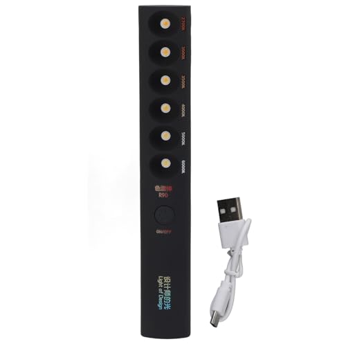 LED-Fotografie-Beleuchtung Tragbares Lager Handheld LED-Video Lampe Einstellbare Farb Temperatur 2700K ~ 6000K Warm Licht Weiß Licht USB Typ C Aufladen von ViaGasaFamido