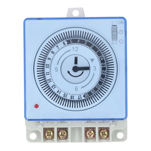 Mechanische 24-Stunden-Zeitschaltuhr, Schnelle Verkabelung, Klemmenverkabelung, Timing-Modul, Automatische Abschaltung, Schnellanschluss, für die Mechanische 24-Stunden-Zeitschaltuhr, Schnelle Verkabelung, Klemmenverkabelung, Timing-Modul, Automatische Abschaltung, Schnellanschluss, für die von ViaGasaFamido