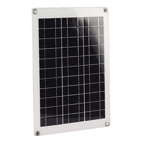 Polykristallines Solarpanel, 20-W-Solarpanel-Kit, Hocheffizientes Polykristallines Solarmodul, Einfacher Anschluss, Gute Stabilität, Multifunktional, Akzente für die von ViaGasaFamido