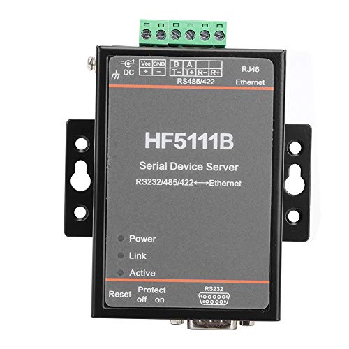 Serieller Geräteserver HF-5111B, 3-in-1-RJ45-RS232 / RS485 / RS422-zu-Ethernet-DTU-Kurznachrichten-Kommunikationsmodul, Unterstützung für serielle 5-18-VDC-Datenkommunikationsgeräte von ViaGasaFamido
