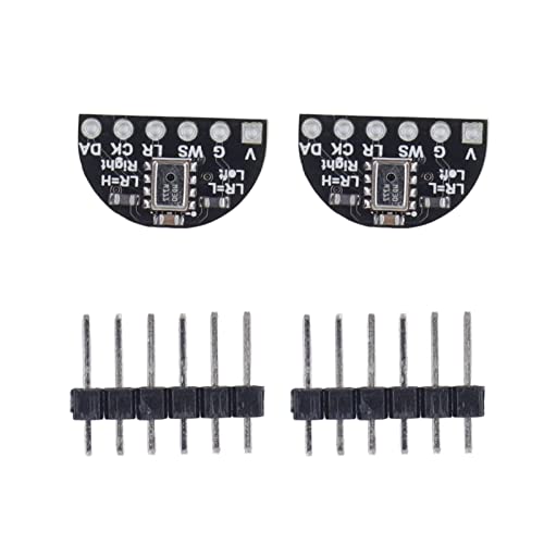 ViaGasaFamido 2 Sätze Mikrofonmodul Hohe Empfindlichkeit, Stabile Leistungsmems -Mikrofon mit I2S -Schnittstelle für Sipeed Maix Development Board von ViaGasaFamido