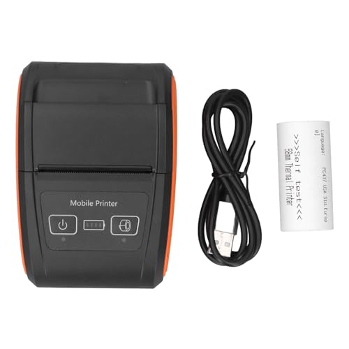 ViaGasaFamido 58-Mm-Bluetooth-Empfangs-Thermodrucker, Mini-Taschenrechnung, Rechnung, Ticket, POS-Drucker, 203 DPI, 90 Mm, Hochgeschwindigkeits-Wireless-BT, Tragbar, für Supermarkt-Restaurants ViaGasaFamido 58-Mm-Bluetooth-Empfangs-Thermodrucker, Mini-Taschenrechnung, Rechnung, Ticket, POS-Drucker, 203 DPI, 90 Mm, Hochgeschwindigkeits-Wireless-BT, Tragbar, für Supermarkt-Restaurants von ViaGasaFamido