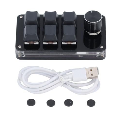 ViaGasaFamido 6 Tasten Mini Makro Mechanische Gaming Tastatur Ergonomisches Knauf Design Maßge Schneiderte Programmierung Pad Staub Dicht Rot Schalter für Laptop-Computer Videospiele Büro ViaGasaFamido 6 Tasten Mini Makro Mechanische Gaming Tastatur Ergonomisches Knauf Design Maßge Schneiderte Programmierung Pad Staub Dicht Rot Schalter für Laptop-Computer Videospiele Büro von ViaGasaFamido