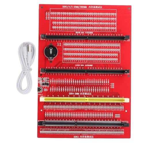 ViaGasaFamido RAM-Speicher-Diagnostesterkarte, PC-Motherboard-Wartungs-LED-Leuchten, Reparatur Tragbarer Desktop-Computer mit Dual-Power-Modus, Kompatibel mit DDR3 DDR4 DDR5 RDIMM UDIMM ViaGasaFamido RAM-Speicher-Diagnostesterkarte, PC-Motherboard-Wartungs-LED-Leuchten, Reparatur Tragbarer Desktop-Computer mit Dual-Power-Modus, Kompatibel mit DDR3 DDR4 DDR5 RDIMM UDIMM von ViaGasaFamido