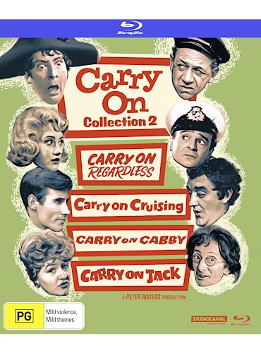 Carry On... Film Collection 2 (Carry on Regardless / Carry on Cruising / Carry on Cabby / Carry on Jack) [Region B] [Blu-ray] von ViaVision