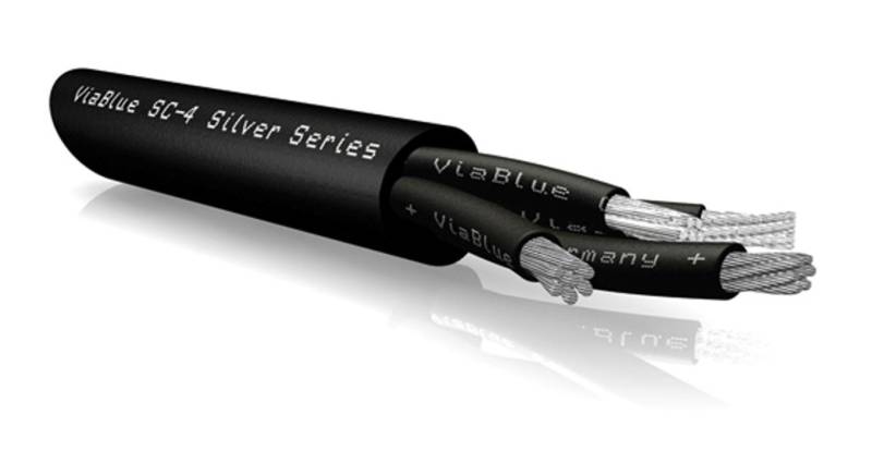 Viablue SC-4 Meterware Lautsprecherkabel Audio-Kabel von Viablue