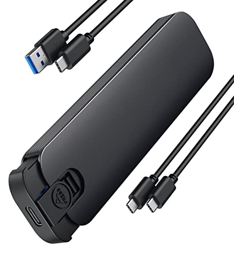Viagkiki Aluminium M.2 NVME SATA SSD Gehäuse Adapter, 10 Gbit/s USB 3.2 Gen 2 Gehäuse Reader-B Viagkiki Aluminium M.2 NVME SATA SSD Gehäuse Adapter, 10 Gbit/s USB 3.2 Gen 2 Gehäuse Reader-B von Viagkiki