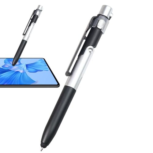 Kapazitiver Stift mit Telefonhalterung, kapazitiver Kugelschreiber, zusammenklappbare Stifte mit Handyhalterung, einstellbarer Winkel mit LED-Licht, multifunktional für Geräte mit Display Kapazitiver Stift mit Telefonhalterung, kapazitiver Kugelschreiber, zusammenklappbare Stifte mit Handyhalterung, einstellbarer Winkel mit LED-Licht, multifunktional für Geräte mit Display von Vibhgtf