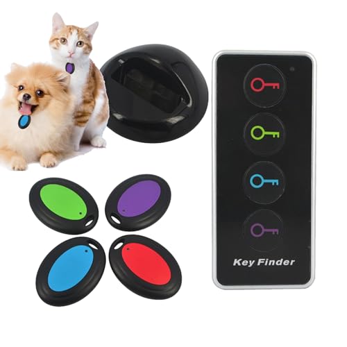 Key Tracker, Schlüsselsuchmaschine mit Sound - Tasten -Locator mit 85 dB Sound - Zubehör für 131 Fuß Reichweite, 4 Rezeptoren und Taschenlampe für die Wand eindringt, erfährt einen fortschrittlichen Key Tracker, Schlüsselsuchmaschine mit Sound - Tasten -Locator mit 85 dB Sound - Zubehör für 131 Fuß Reichweite, 4 Rezeptoren und Taschenlampe für die Wand eindringt, erfährt einen fortschrittlichen von Vibhgtf