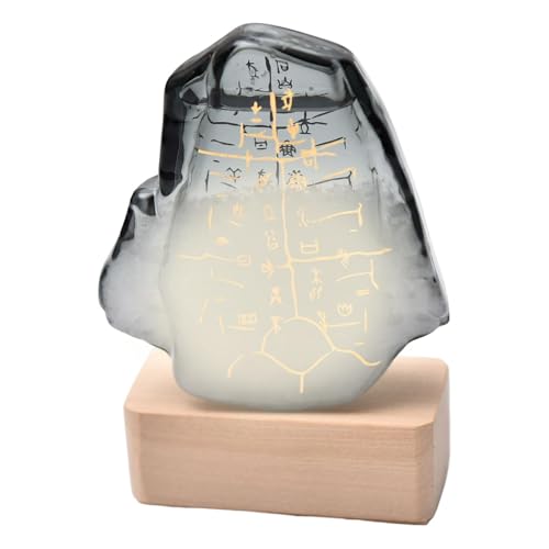 Sturmflasche aus Glas | Sturmflasche aus Glas mit Orakel Motiv | Kreative und elegante Wetterstation, Barometer, ideale Schreibtischdekoration für zu Hause Sturmflasche aus Glas | Sturmflasche aus Glas mit Orakel Motiv | Kreative und elegante Wetterstation, Barometer, ideale Schreibtischdekoration für zu Hause von Vibhgtf
