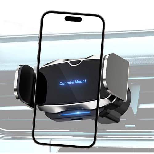 Telefonhalterung - 360 drehbare elektrische Handyhalterung für , Handyhalterung mit automatischer Befestigung, Luftentlüftungsclip, Antivibrationsstabilisator Telefonhalterung - 360 drehbare elektrische Handyhalterung für , Handyhalterung mit automatischer Befestigung, Luftentlüftungsclip, Antivibrationsstabilisator von Vibhgtf