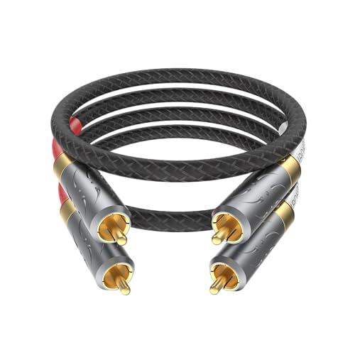 Viborg Reines Kupfer High End Cinch Kabel 2m VA801 2x Cinch/2x Cinch,5N OFC Dirigent Hifi Cinch Kabel-100% Vollabschirmung Mit Reinem Kupfer-Reinem Kupfer Vergoldete Cinch Stecker Viborg Reines Kupfer High End Cinch Kabel 2m VA801 2x Cinch/2x Cinch,5N OFC Dirigent Hifi Cinch Kabel-100% Vollabschirmung Mit Reinem Kupfer-Reinem Kupfer Vergoldete Cinch Stecker von Viborg