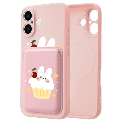 Magnetische Handyhülle für iPhone 15 Pro Max 17 cm (6,7 Zoll), kompatibel mit Magsafe, mit magnetischem Kartenhalter aus Leder, vollständiger Kameraschutz, weiche Flüssigsilikon-Schutzhülle von VibrantFruitique