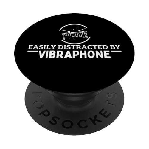 Leicht abgelenkt durch Vibraphone Funny Vibraphonist PopSockets Klebender PopGrip Leicht abgelenkt durch Vibraphone Funny Vibraphonist PopSockets Klebender PopGrip von Vibraphone Gifts for Vibraphonist And Funny Vibist