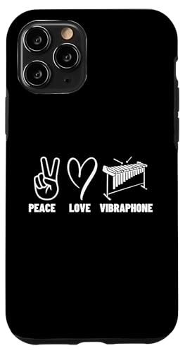 Peace Love Vibraphone Herren Damen Vibraphone Player Hülle für iPhone 11 Pro Peace Love Vibraphone Herren Damen Vibraphone Player Hülle für iPhone 11 Pro von Vibraphone Gifts for Vibraphonist And Funny Vibist