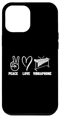 Peace Love Vibraphone Herren Damen Vibraphone Player Hülle für iPhone 12 Pro Max Peace Love Vibraphone Herren Damen Vibraphone Player Hülle für iPhone 12 Pro Max von Vibraphone Gifts for Vibraphonist And Funny Vibist